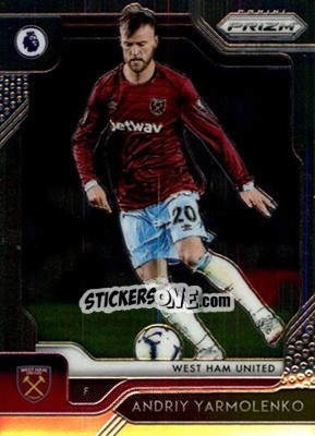 Cromo Andriy Yarmolenko - English Premier League 2019-2020. Prizm n. 13 - Panini