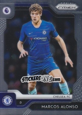 Cromo Marcos Alonso - English Premier League 2019-2020. Prizm n. 20 - Panini