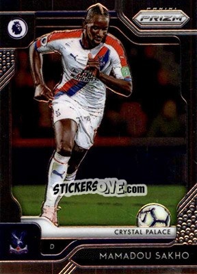 Cromo Mamadou Sakho - English Premier League 2019-2020. Prizm. Breakaway version n. 219 - Panini