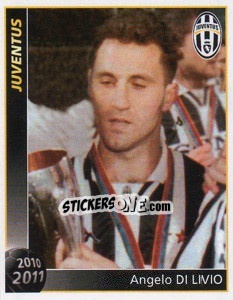 Cromo Angelo Di Livio - Juventus 2010-2011 n. 52 - Footprint