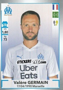 Sticker Valère Germain - FOOT 2019-2020 n. 206 - Panini