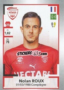 Figurina Nolan Roux - FOOT 2019-2020 n. M25 - Panini