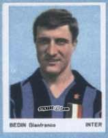 Figurina Bedin Gianfranco - I Calciatori 1966-1967 n. 33 - Ferrero