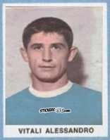 Sticker Vitali Alessandro - I Calciatori 1966-1967 n. 54 - Ferrero