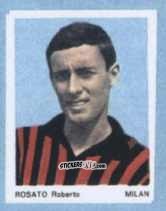 Sticker Rosato Roberto - I Calciatori 1966-1967 n. 68 - Ferrero