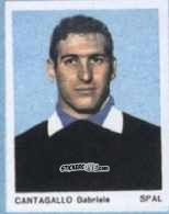 Sticker Cantagallo Gabriele - I Calciatori 1966-1967 n. 81 - Ferrero