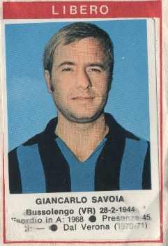 Sticker Giancarlo Savoia - Calciatori 1972-1973 n. 7 - Edis