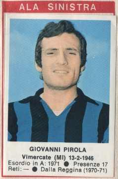 Figurina Giovanni Pirola - Calciatori 1972-1973 n. 13 - Edis
