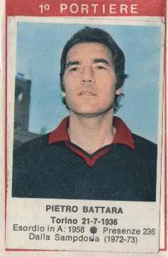 Cromo Pietro Battara - Calciatori 1972-1973 n. 18 - Edis