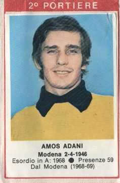 Cromo Amos Adani - Calciatori 1972-1973 n. 19 - Edis