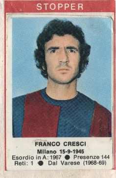 Sticker Franco Cresci - Calciatori 1972-1973 n. 22 - Edis