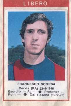 Sticker Francesco Scorsa - Calciatori 1972-1973 n. 23 - Edis