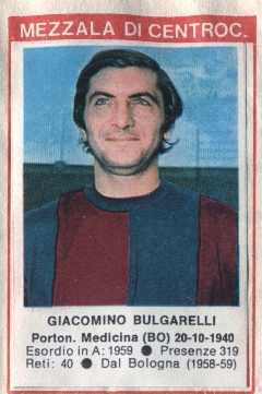 Cromo Giacomino Bulgarelli - Calciatori 1972-1973 n. 25 - Edis