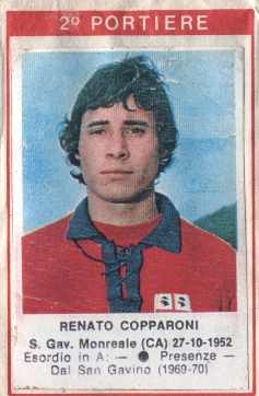 Figurina Renato Copparoni - Calciatori 1972-1973 n. 35 - Edis