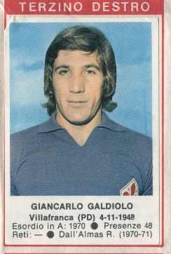 Sticker Giancarlo Galdiolo - Calciatori 1972-1973 n. 52 - Edis