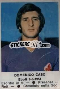 Cromo Domenico Caso - Calciatori 1972-1973 n. 64 - Edis