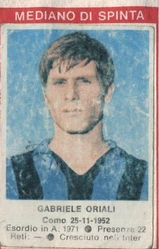 Cromo Gabriele Oriali - Calciatori 1972-1973 n. 72 - Edis