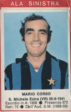 Cromo Mario Corso - Calciatori 1972-1973 n. 77 - Edis