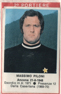 Sticker Massimo Piloni - Calciatori 1972-1973 n. 83 - Edis