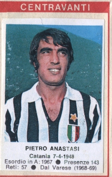 Figurina Pietro Anastasi - Calciatori 1972-1973 n. 91 - Edis