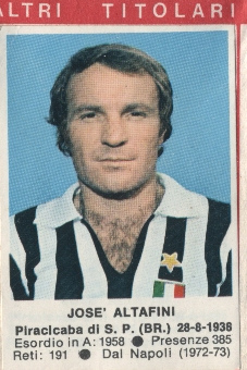 Figurina Josè Altafini - Calciatori 1972-1973 n. 95 - Edis