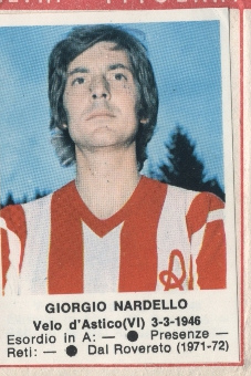 Figurina Giorgio Nardello - Calciatori 1972-1973 n. 111 - Edis