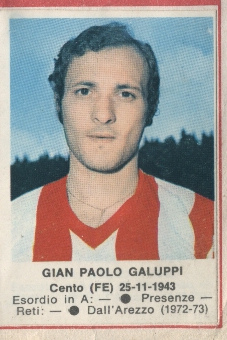 Figurina Gian Paolo Galuppi - Calciatori 1972-1973 n. 112 - Edis