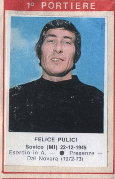Sticker Felice Pulici - Calciatori 1972-1973 n. 114 - Edis