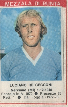 Cromo Luciano Re Cecconi - Calciatori 1972-1973 n. 122 - Edis