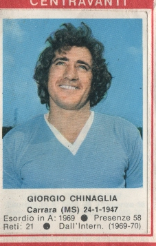 Figurina Giorgio Chinaglia - Calciatori 1972-1973 n. 123 - Edis