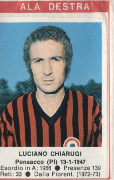 Figurina Luciano Chiarugi - Calciatori 1972-1973 n. 140 - Edis