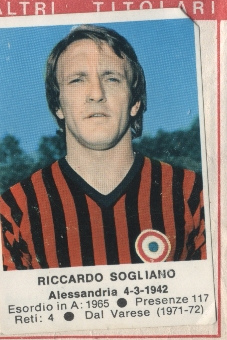 Sticker Riccardo Sogliano - Calciatori 1972-1973 n. 143 - Edis