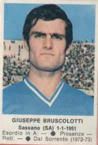 Figurina Giuseppe Bruscolotti - Calciatori 1972-1973 n. 148 - Edis