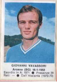 Sticker Giovanni Vavassori - Calciatori 1972-1973 n. 150 - Edis