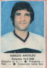 Sticker Ignazio Arcoleo - Calciatori 1972-1973 n. 169 - Edis