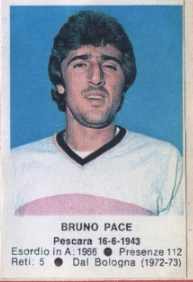 Figurina Bruno Pace - Calciatori 1972-1973 n. 173 - Edis