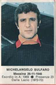 Cromo Michelangelo Sulfaro - Calciatori 1972-1973 n. 179 - Edis
