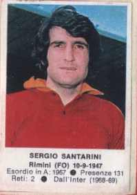 Figurina Sergio Santarini - Calciatori 1972-1973 n. 183 - Edis