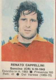 Figurina Renato Cappellini - Calciatori 1972-1973 n. 190 - Edis