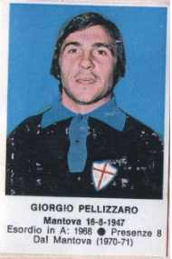 Cromo Giorgio Pellizzaro - Calciatori 1972-1973 n. 195 - Edis