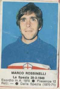 Figurina Marco Rossinelli - Calciatori 1972-1973 n. 197 - Edis