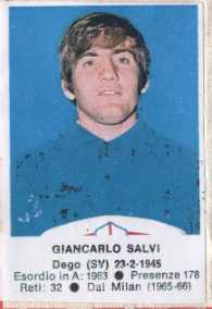 Cromo Giancarlo Salvi - Calciatori 1972-1973 n. 204 - Edis
