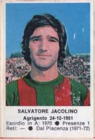 Sticker Salvatore Jacolino - Calciatori 1972-1973 n. 219 - Edis