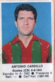 Figurina Antonio Cardillo - Calciatori 1972-1973 n. 220 - Edis