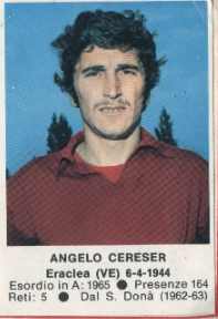 Figurina Angelo Cereser - Calciatori 1972-1973 n. 231 - Edis