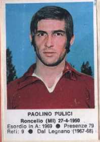 Sticker Paolino Pulici - Calciatori 1972-1973 n. 235 - Edis