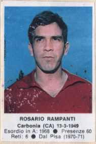 Cromo Rosario Rampanti - Calciatori 1972-1973 n. 236 - Edis