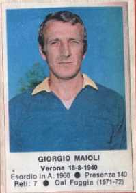 Figurina Giorgio Maioli - Calciatori 1972-1973 n. 250 - Edis