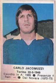 Figurina Carlo Jacomuzzi - Calciatori 1972-1973 n. 254 - Edis