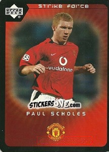 Figurina Paul Scholes - Manchester United 2002-2003. Strike Force n. 30 - Upper Deck